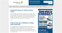 Desktop Screenshot of consultantjournal.com