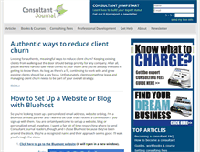 Tablet Screenshot of consultantjournal.com